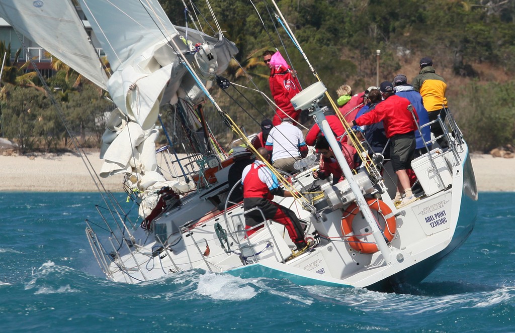 Hammer of Queensland finishes - Audi Hamilton Island Race Week 2011 photo copyright Crosbie Lorimer http://www.crosbielorimer.com taken at  and featuring the  class