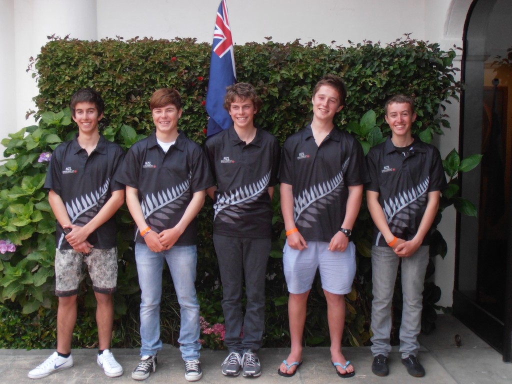 New Zealand Team - 2011 Laser 4.7 Worlds, Day 1 San Francisco © SW