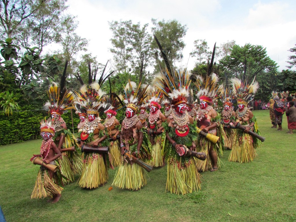 Dancers, Mthagen - Epic Papua New Guinea Superyacht Adventure photo copyright Asia Pacific Superyachts taken at  and featuring the  class