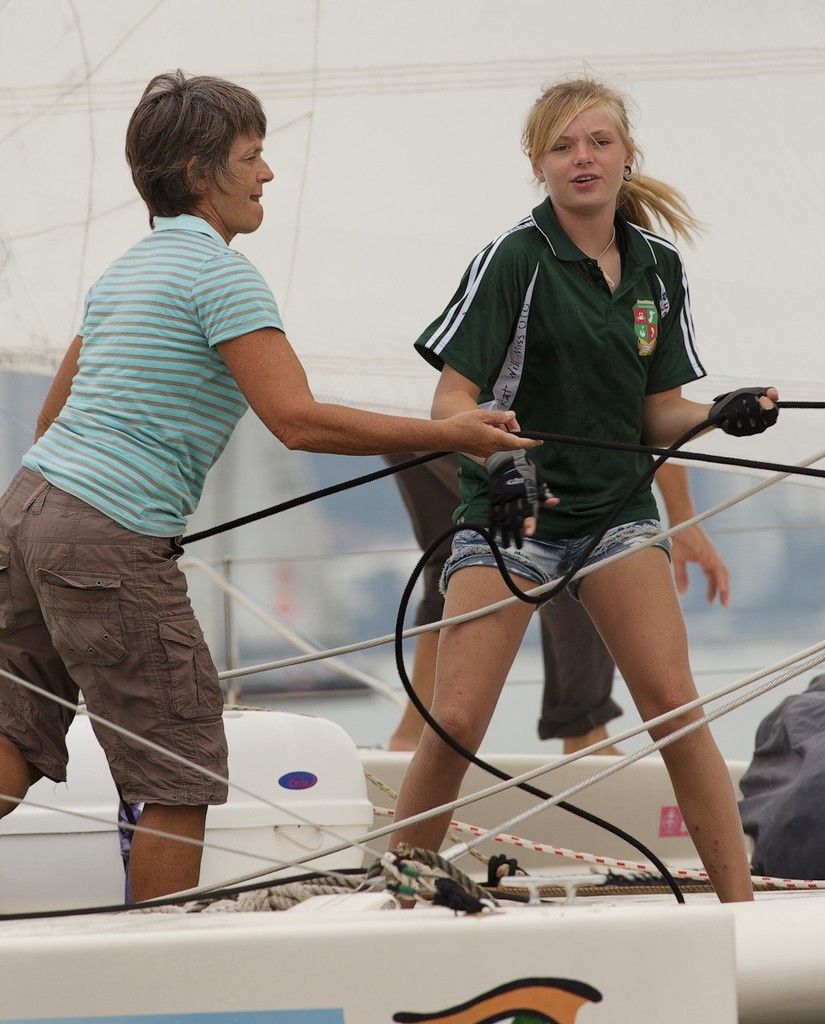 Raja Muda Selangor International Regatta 2011 - Fantasia foredeck © Guy Nowell / RMSIR