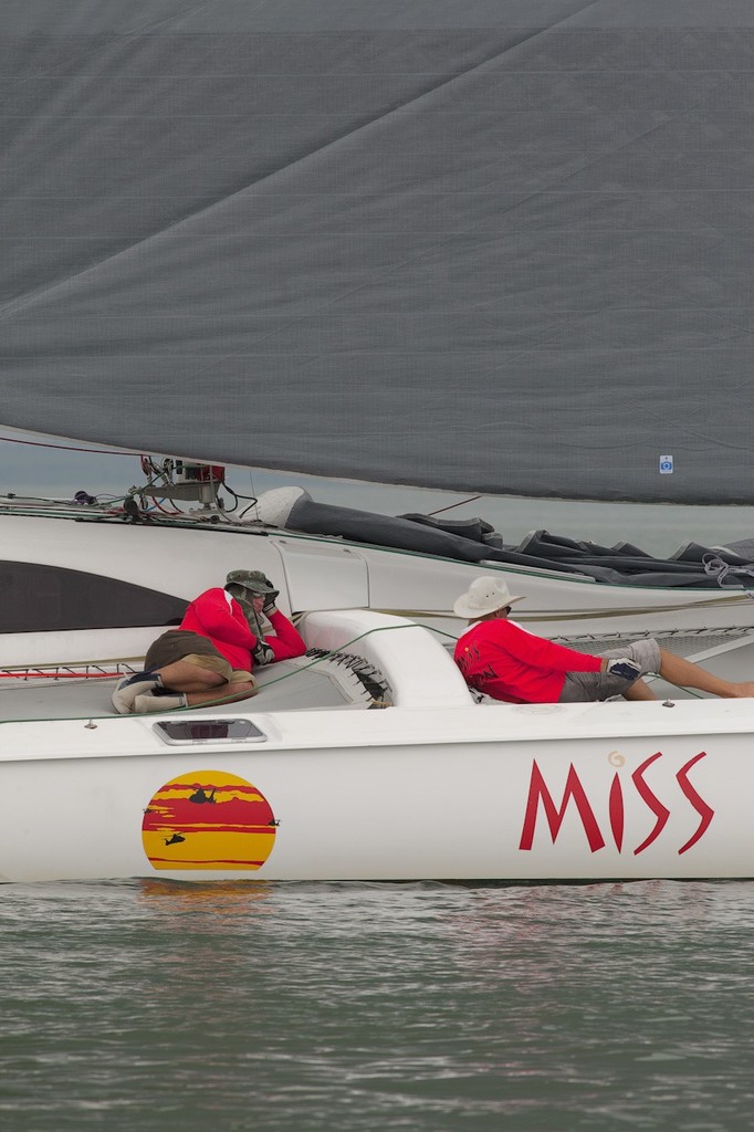 Raja Muda Selangor International Regatta 2011 - Miss Saigon, a quiet moment in the light stuff © Guy Nowell / RMSIR
