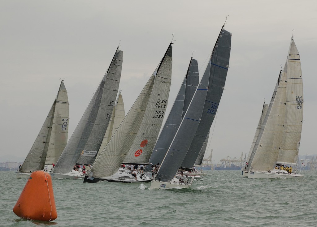Raja Muda Selangor International Regatta 2011 - everyone on the pace for a 15kt start © Guy Nowell / RMSIR