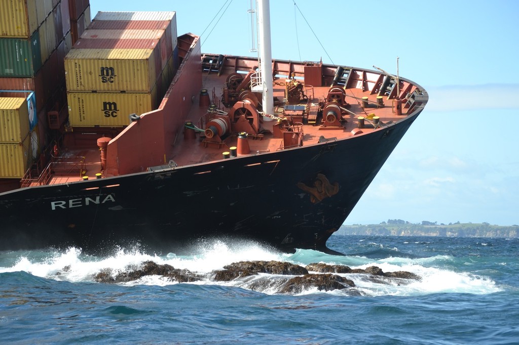 Rena Disaster - 2- 16 November 2011 photo copyright Maritime NZ www.maritimenz.govt.nz taken at  and featuring the  class