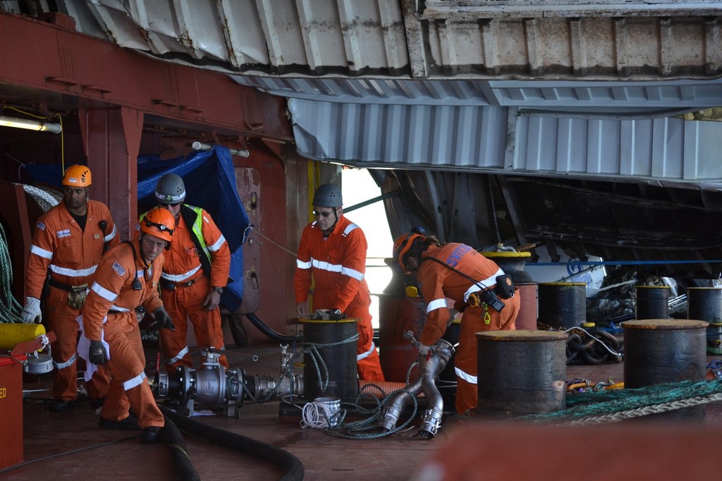 Rena Disaster - 2- 16 November 2011 photo copyright Maritime NZ www.maritimenz.govt.nz taken at  and featuring the  class