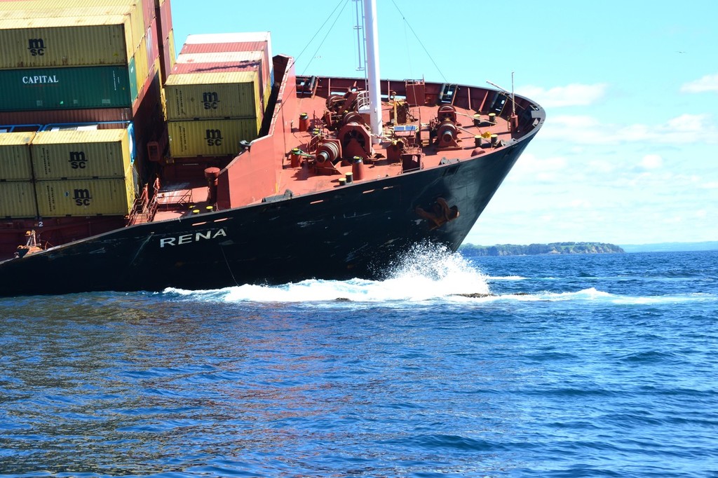  Rena Disaster - 2- 16 November 2011 photo copyright Maritime NZ www.maritimenz.govt.nz taken at  and featuring the  class