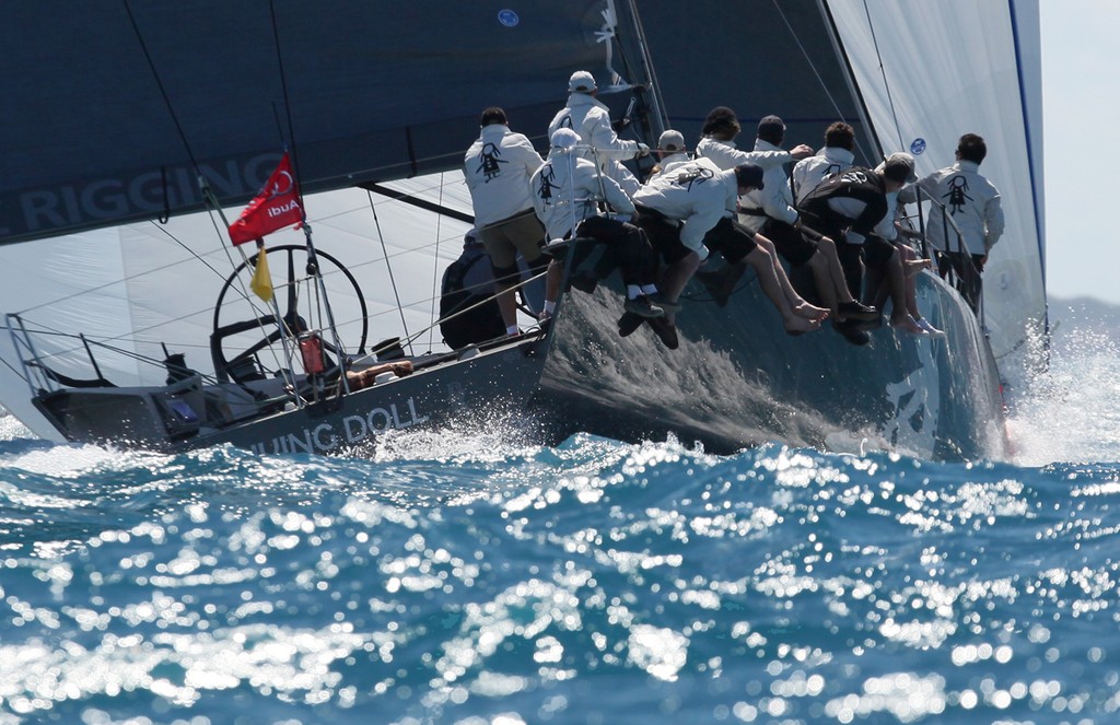 Living Doll powers away from the top mark - Audi Hamilton Island Race Week 2011 © Crosbie Lorimer http://www.crosbielorimer.com