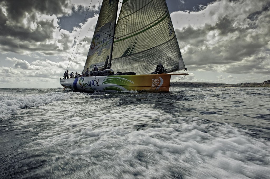 Team Sanya - Volvo Ocean Race 2011-12 photo copyright Paul Todd/Volvo Ocean Race http://www.volvooceanrace.com taken at  and featuring the  class