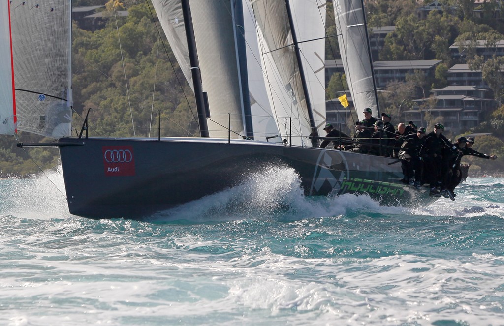 Hooligan powers away from the start in Dent Passage - Audi Hamilton Island Race Week 2011 © Crosbie Lorimer http://www.crosbielorimer.com