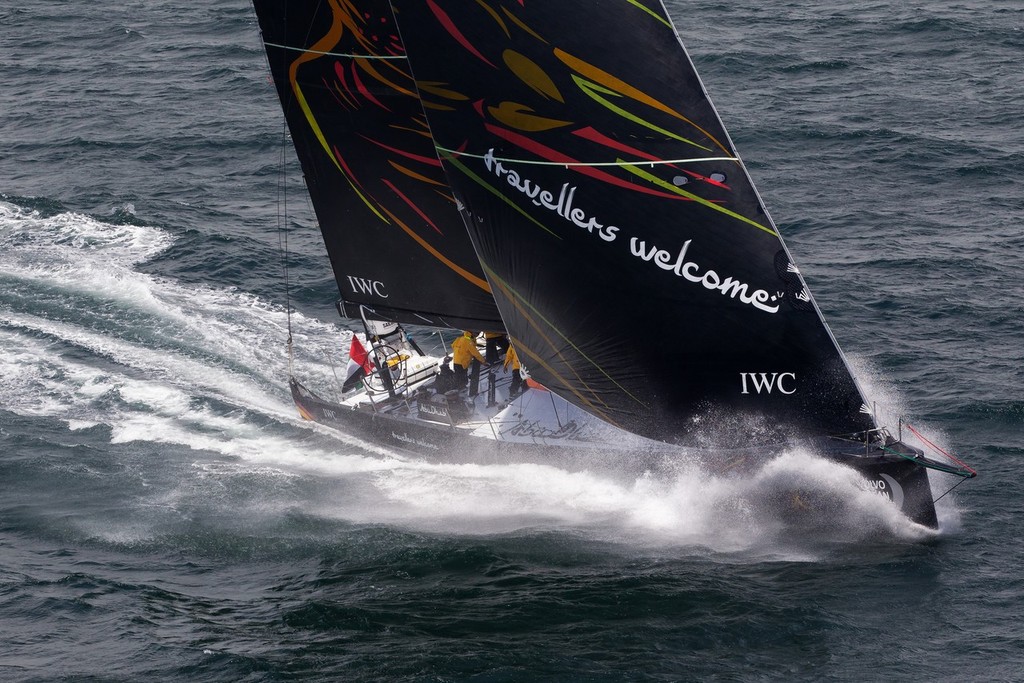 Abu Dhabi Ocean Racing starts their 2000 mile qualifying sail. © Ian Roman/Volvo Ocean Race http://www.volvooceanrace.com