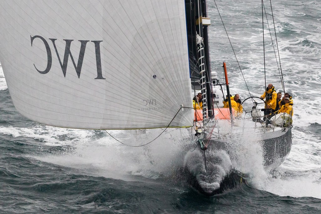 Abu Dhabi Ocean Racing, skippered by Ian Walker from the UK, at the finish of the Rolex Fastnet Race. © Ian Roman/Volvo Ocean Race http://www.volvooceanrace.com