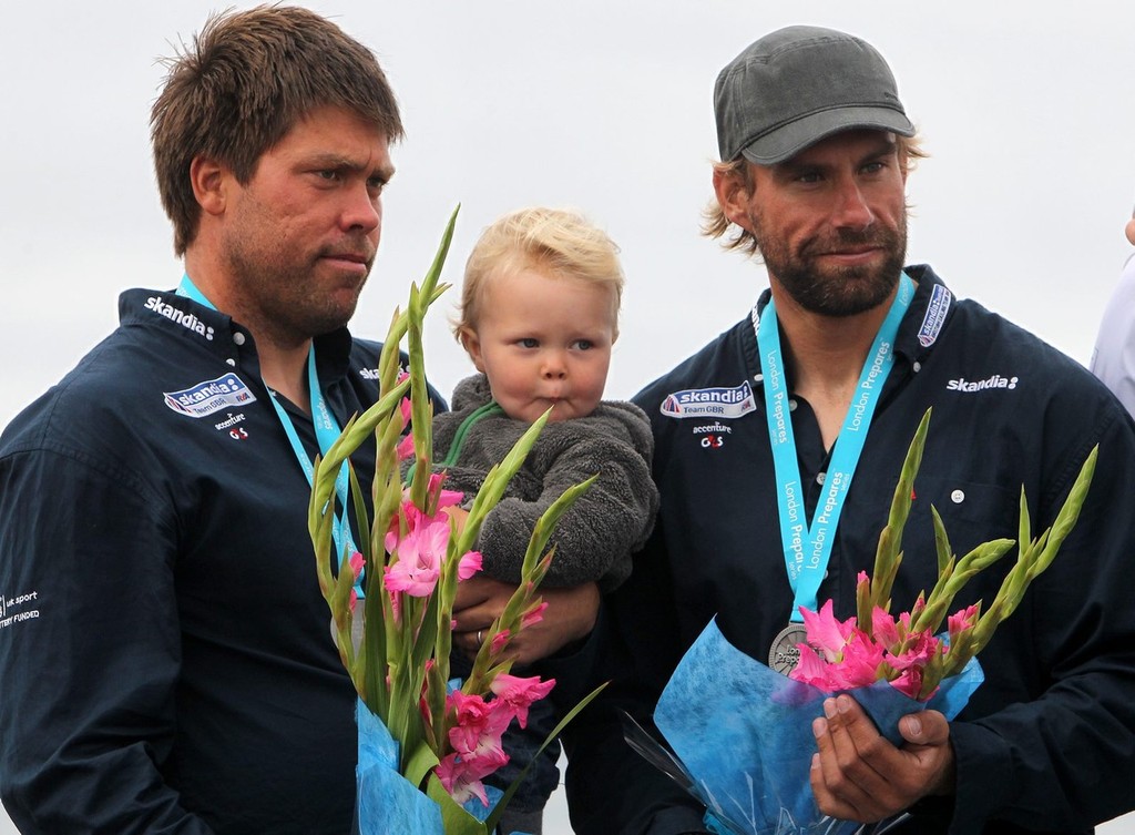 Iain Percy and Andrew Simpson, Star - Weymouth and Portland International Regatta 2011 ©  Richard Langdon/Skandia Team GBR