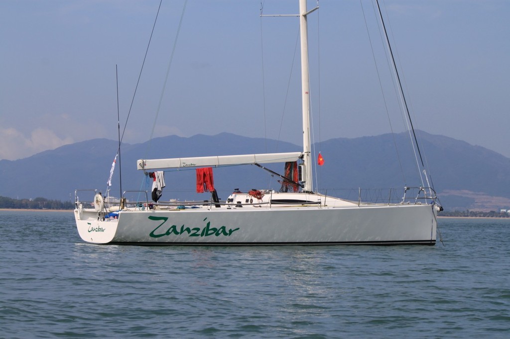 Zanzibar on anchor off Hon Tre photo copyright RHKYC/Lindsay Lyons taken at  and featuring the  class