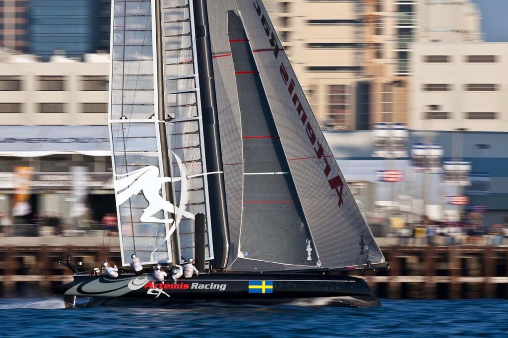 San Diego Match Racing Championship, November 16th 2011, AC45 World Series San Diego. Practice day © Sander van der Borch / Artemis Racing http://www.sandervanderborch.com