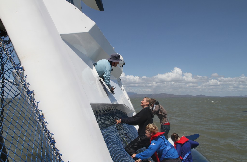 eDoc - exiting the hull via the escape hatch underneath photo copyright  SW taken at  and featuring the  class