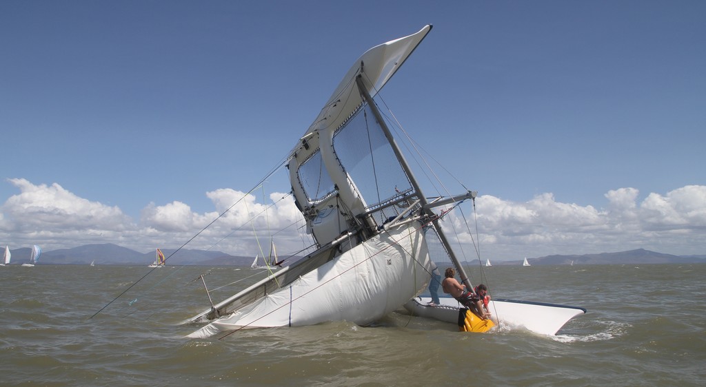eDoc capsized photo copyright  SW taken at  and featuring the  class