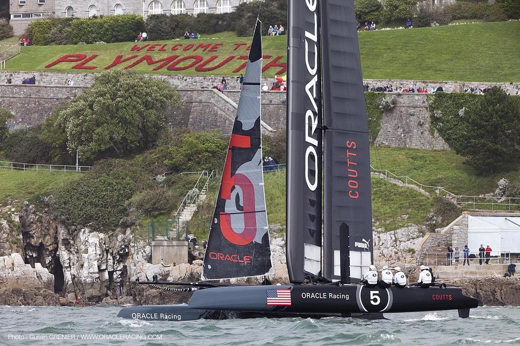 Oracle Racing Coutts - America’s Cup World Series 2011 Plymouth © Guilain Grenier Oracle Team USA http://www.oracleteamusamedia.com/