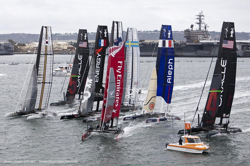 America’s Cup World Series - ORACLE Racing - San Diego - Fleet Racing Championship © Guilain Grenier Oracle Team USA http://www.oracleteamusamedia.com/