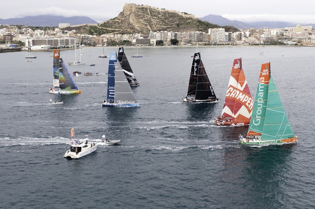 The Iberdrola In-Port Race in Alicante.  - Inport Race - Alicante - Volvo Ocean Race © Paul Todd/Volvo Ocean Race http://www.volvooceanrace.com