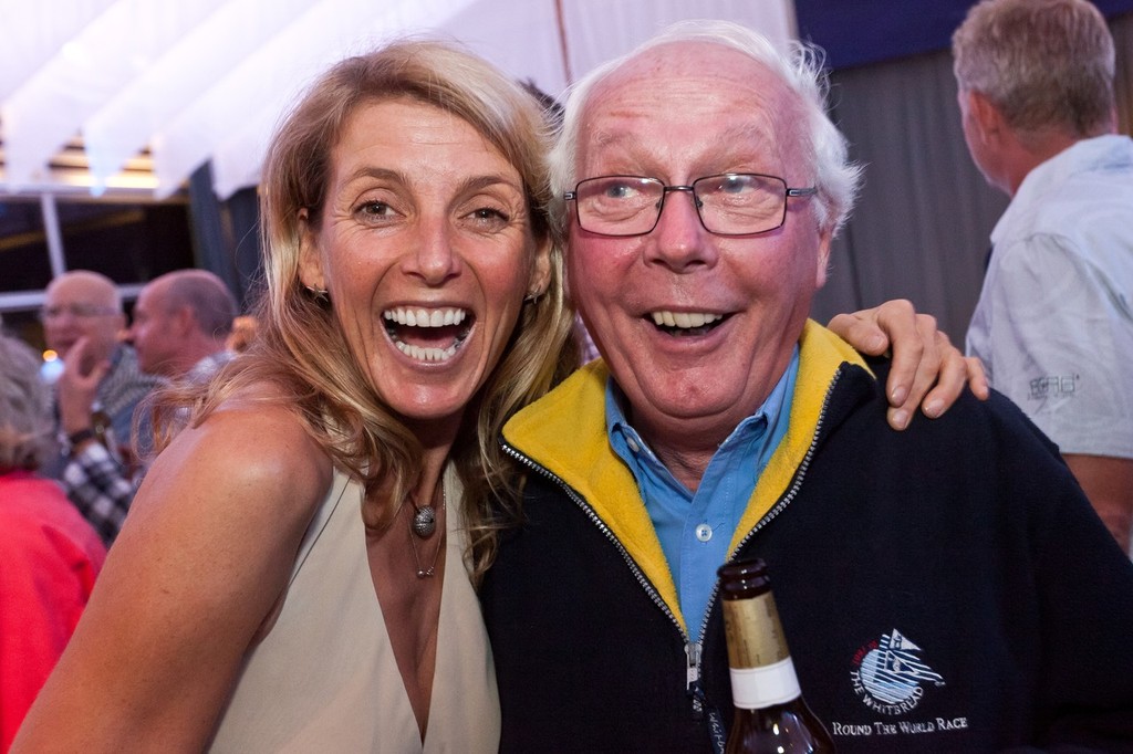 Welcome Cocktail for the Legends Race at the Volvo Ocean Race Village. One of these people is believed to be Stuart Alexander (a rather highly regarded yachting correspondent of our acquaintance). © Ian Roman/Volvo Ocean Race http://www.volvooceanrace.com