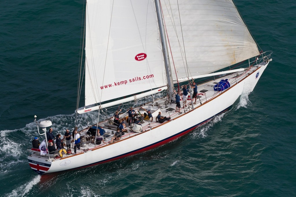 Volvo Ocean Race Legends Regatta: Great Britain II. (Credit must read: IAN ROMAN/Volvo Ocean Race) photo copyright Ian Roman/Volvo Ocean Race http://www.volvooceanrace.com taken at  and featuring the  class