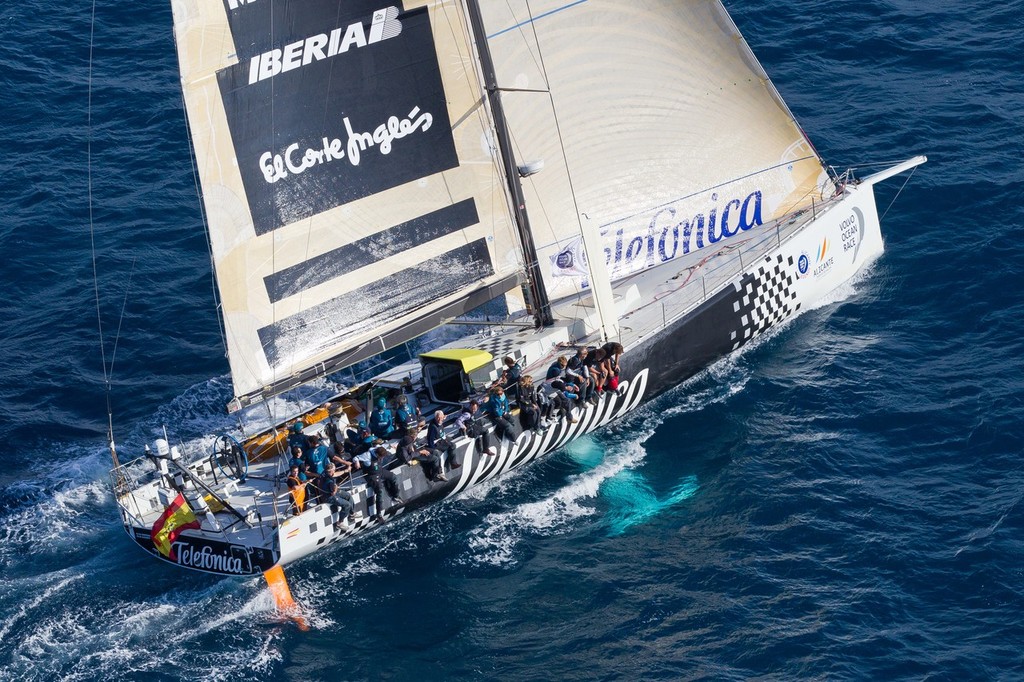 Volvo Ocean Race Legends Regatta: Telefonica Black.  © Ian Roman/Volvo Ocean Race http://www.volvooceanrace.com