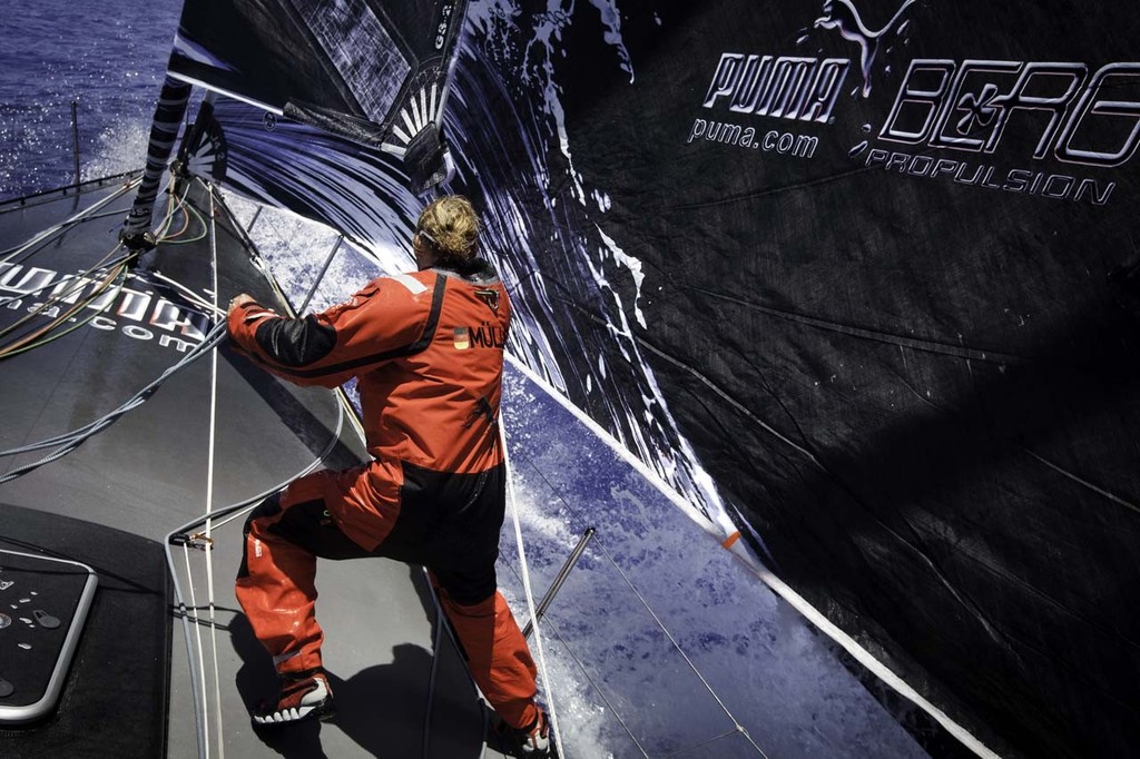 PUMA Ocean Racing powered by BERG during leg 1 of the Volvo Ocean Race 2011-12 © Amory Ross/Puma Ocean Racing/Volvo Ocean Race http://www.puma.com/sailing
