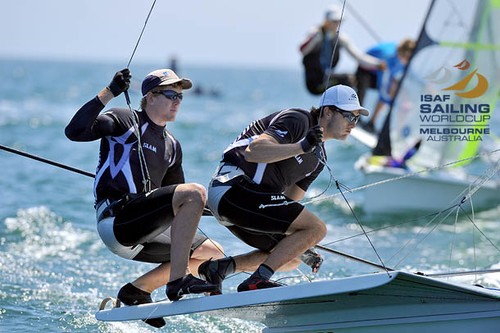 49er Burling-Tuke  Sail Melbourne 2011 Day 1  © Sail Melbourne http://sailmelbourne.com.au/