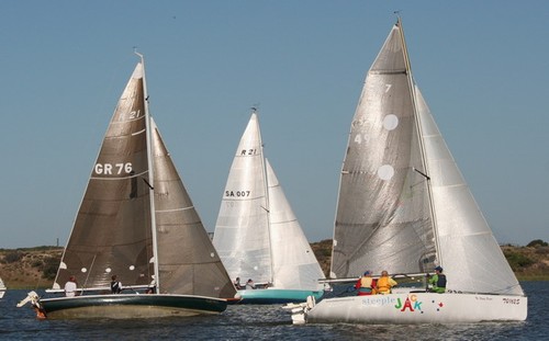 Traditional Riverboats versus Trailer Sailers in the ’Go For Gold’ event prior to the last Milang to Goolwa race in 2007 - Milang to Goolwa Race action, Photos by Paparazzi Digital Photography © Mike O'Reilly