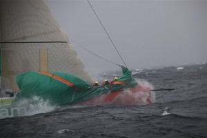 Volvo 70 Groupama, Fastnet Rock, 2011 Rolex Fastnet Race photo copyright  Rolex/Daniel Forster http://www.regattanews.com taken at  and featuring the  class