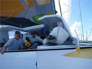 Pudsey onboard Gamesa - Transat Jacques Vabre 2011 photo copyright Gamesa Sailing Team taken at  and featuring the  class