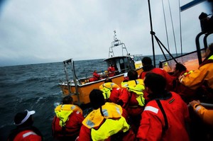 293460 206073459445744 130926090293815 515397 3295629 n - Rambler 100 capsize Fastnet Rock August 2011 photo copyright Nigel Millard/RNLI Baltimore http://www.baltimorelifeboat.ie/ taken at  and featuring the  class