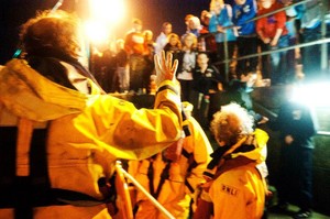 297437 206073666112390 130926090293815 515406 5518237 n - Rambler 100 capsize Fastnet Rock August 2011 photo copyright Nigel Millard/RNLI Baltimore http://www.baltimorelifeboat.ie/ taken at  and featuring the  class
