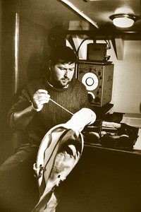 Pictures of Yesteryear - Copyright Reserved
Circa 1970: Chay Blyth repairing the No 2 jib aboard the 59ft ketch 'British Steel' during the first solo 
non-stop West-about circumnavigation against the prevailing winds and currents. 
Blyth completed the 27,000-mile voyage in 292 days.
Photo Credit: Chay Blyth Archive/PPL
Tel +44(0)1243 555561 Fax: +44 (0)1243 555562 E.mail: ppl@mistral.co.ukPPL PHOTO AGENCY - COPYRIGHT RESERVED
PHOTO CREDIT: Phil Holden /PPL
TEL: +44 (0) 1243 555561 E-mail: ppl@mi photo copyright Chay Blyth Archive/PPL taken at  and featuring the  class