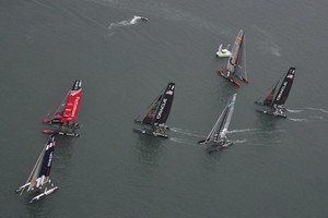 America&rsquo;s Cup World Series San Diego - day 1 photo copyright Christophe Favreau http://christophefavreau.photoshelter.com/ taken at  and featuring the  class