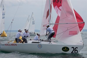 Anna Tunnicliffe 2nd overall - Rolex International Women's Keelboat Championship photo copyright  Rolex/Daniel Forster http://www.regattanews.com taken at  and featuring the  class