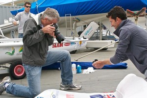 At the Maui Jim photo shoot for their new catalog coming early 2012 photo copyright  Victor Kovalenko taken at  and featuring the  class