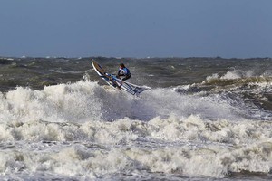 Back side smack from Philip Koster - PWA KIA Cold Hawaii World Cup 2011 Day 3 photo copyright PWA World Tour http://www.pwaworldtour.com taken at  and featuring the  class