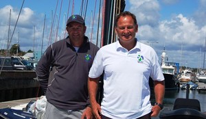 Campbell and Ross Field before the start of the Global Ocean Race photo copyright SW taken at  and featuring the  class