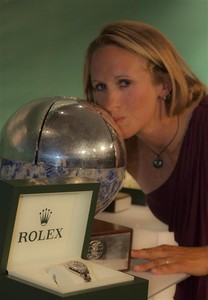 Female winner, Anna Tunnicliffe (USA) photo copyright  Rolex/Daniel Forster http://www.regattanews.com taken at  and featuring the  class
