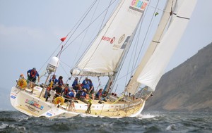 Geraldton Western Australia at the start of Race 3 of the Clipper 11-12 Round the World Yacht Race photo copyright Daniel Zeppe/onEdition taken at  and featuring the  class