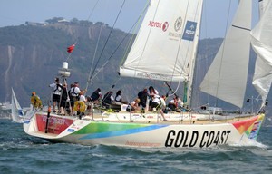 Gold Coast Australia at the start of Race 3 of the Clipper 11-12 Round the World Yacht Race photo copyright Daniel Zeppe/onEdition taken at  and featuring the  class