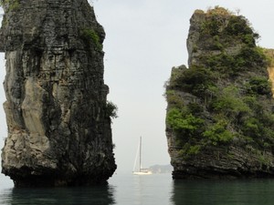 Graham yacht and two cliffs photo copyright  SW taken at  and featuring the  class