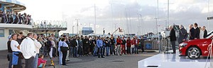 Opening ceremony - J24 European Championships 2011 photo copyright Howth YC taken at  and featuring the  class