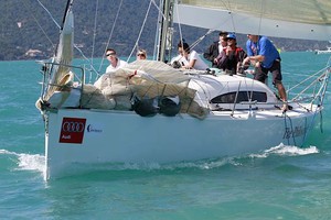 Peter Sorenson's The Philosopher's Club leads in IRC Racing - Meridien Marinas Airlie Beach 22nd Annual Race Week 2011 photo copyright Teri Dodds - copyright http://www.teridodds.com taken at  and featuring the  class