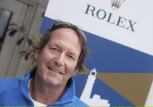 Peter Isler, navigator on RAMBLER100 - Rolex Fastnet Race 2011 photo copyright  Rolex/Daniel Forster http://www.regattanews.com taken at  and featuring the  class