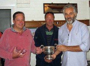 Phil Preston, Martin Hunter and Steve Bartlett with the Yates Cup - Yates Cup 2011 photo copyright SW taken at  and featuring the  class