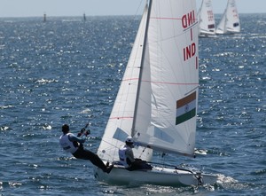 Pushparajan Muttu and Narendra Singh Rajput 470s  - ISAF Sailing World Championships Perth 2011 photo copyright Kaoru Soehata taken at  and featuring the  class