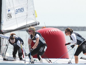 Silja Lehtinen Had An Excellent Start - Weymouth and Portland International Regatta 2011 photo copyright Thom Touw http://www.thomtouw.com taken at  and featuring the  class