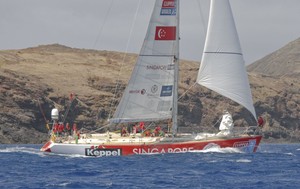 Singapore set sail in race two (from Madeira to Rio de Janeiro, Brazil) of the Clipper 11-12 Round the World Yacht Race. photo copyright onEdition http://www.onEdition.com taken at  and featuring the  class