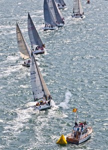 Start, Class- Express 37 - Rolex Big Boat Series 2011 photo copyright  Rolex/Daniel Forster http://www.regattanews.com taken at  and featuring the  class